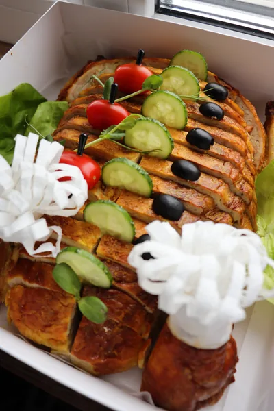 Фаршированная курица